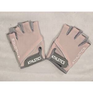 Cycling Gloves Half Finger Men & Women Fitness Gloves NEW Size Large Pink/Peach